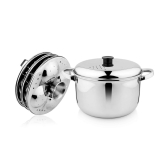 Urban Spoon Stainless Steel Idli Maker with Idli Plate, Idli Cooker, Idli Maker, Idli Cooker with Idli Plate, Rice Maker, Multi Cooking Pot 4000 Ml Dia 22.5 cm