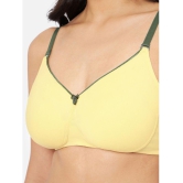 Amante - Yellow Cotton Lightly Padded Women's T-Shirt Bra ( Pack of 1 ) - None