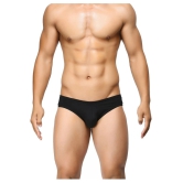 La Intimo Cotton Mens Briefs ( Black ) - 38