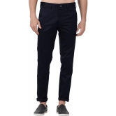 MEN'S TROUSERS-40 / DARK BLUE / SATIN