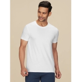 XYXX Cotton Regular Fit Solid Half Sleeves Mens T-Shirt - White ( Pack of 1 ) - None