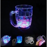 De Ultimate Crystal 7 LED Light Mug Tea Cup 1 Pcs (200) ml - Transparent