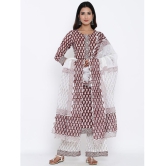 KIPEK Cotton Kurti With Palazzo - Stitched Suit Single - S