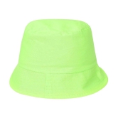 Zacharias Girl's Cotton Solid Fishermen Bucket Hat Green (Pack of 1) (8-14 Years) - None