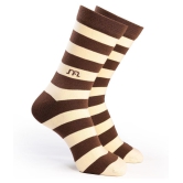 Man Arden - Brown Cotton Men's Mid Length Socks ( Pack of 1 ) - Brown