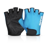 Aivin On Set Unisex Polyester Gym Gloves For Professional Weightlifting With Half-Finger Length - M