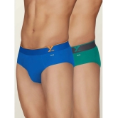 XYXX - Multicolor Cotton Mens Briefs ( Pack of 2 ) - None