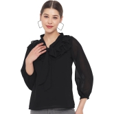 ALL WAYS YOU Women Top Polyester fabric  Black XS