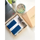 Sustainable Productivity Gift hamper by Ekatra - Indigo Stripes