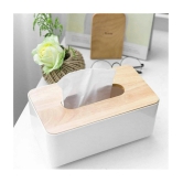 GEEO Car Tissue Dispenser Plastic White