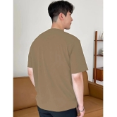 clafoutis Cotton Relaxed Fit Printed Half Sleeves Mens Polo T Shirt - Beige ( Pack of 1 ) - None