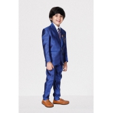 DKGF Fashion - Royal Blue Polyester Boys Suit ( Pack of 1 ) - None