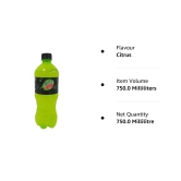 Pepsi Mountain Dew Soft Drink Bottle, 750 Ml