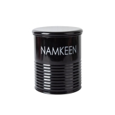 Tea & Sugar Jar (Each 900 Ml) +  Biscuits & Namkeen Jar (Each 1700 Ml) - Black, Set Of 4