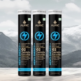 Auric Men's Energy ++ Effervescent Tablets for Strength, Stamina and Performance