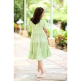 Green Tier Dress Green XXXL