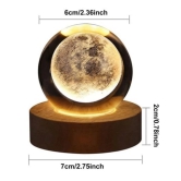 3D Crystal Ball Solar System LED