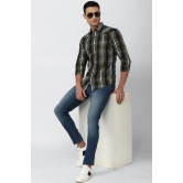 Men Multi Super Slim Fit Check Full Sleeves Casual Shirt