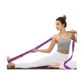 AJRO DEAL - Purple Nylon,Cotton Yoga Strap ( Pack of 1 )