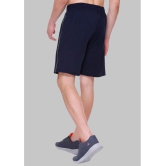 LEEBONEE - Navy Polyester Lycra Men's Running Shorts ( Pack of 1 ) - None