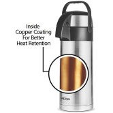 Milton Beverage Dispenser 3000 Stainless Steel for Serving Tea and Coffee, 3090 ml, Silver - Silver