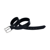 Leather World - Black 100% Leather Men's Formal Belt ( Pack of 1 ) - None