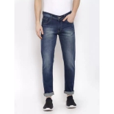 Men Skinny Mid Rise Blue Jeans