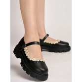 Stylestry Black Womens Casual Ballerinas - None