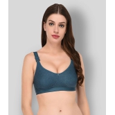 Elina - Blue Cotton Non - Padded Womens T-Shirt Bra ( Pack of 1 ) - 34D