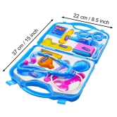 Humaira Doctor Play Set with Foldable Suitcase Compact Medical Accessories Pretend Play, Game Toy Kit for Kids