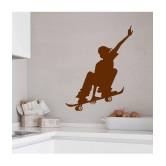 Decor Villa Skateboarder PVC Wall Stickers