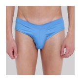 BASIICS By La Intimo - Blue BCSSS03 Polyester Mens Briefs ( Pack of 1 ) - None