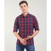 Men Slim Fit Checkered Casual Shirt