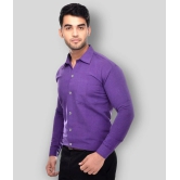 DESHBANDHU DBK - Purple Cotton Regular Fit Mens Formal Shirt (Pack of 1) - None