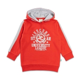 Juscubs - Red Cotton Boys Sweatshirt ( Pack of 1 ) - None