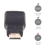 Lapster Quality Assured Mini HDMI to HDMI Adapter - 1 Piece