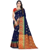 LEELAVATI - Multicolor Silk Saree With Blouse Piece ( Pack of 1 ) - Multicolor