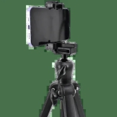 Croma 148cm Adjustable Tripod for Mobile and Camera (360 Degree Rotatable, Black)