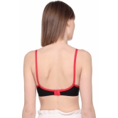 Womens SA-51 Red Cotton Rich Lightly Padded Multiway T-Shirt Bra-40 / C / Red