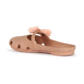 Aadi Pink Womens Toe Covered Flip Flop - None