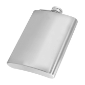 JMALL Steel Hip Flask - Silver