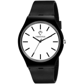 Versatile - Black Leather Analog Men's Watch