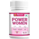 Agniveda Naturals Power Woman | All-Natural Stamina Booster For Women | Ashoka, Lodhra - 60 Caps