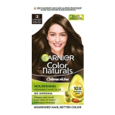 Garnier Color Naturals Crème Hair Colour, 70 ml + 60 g Shade 3, Darkest Brown