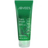 Jovees Herbal Neem Face Wash For Acne and Pimple Care, Bright, Clear and Glowing Skin, 120 ml (Pack of 1)