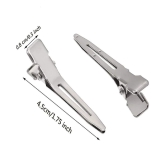 FOK Silver Casual Hair Clip - Silver