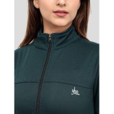 YHA Fleece Womens Zippered Sweatshirt ( Green ) - None