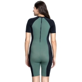 Amante Nylon Green Bodysuits - - None