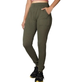 KARARO JEGGINGS - Cotton Blend Skinny Fit Olive Womens Jeggings ( Pack of 2 ) - None