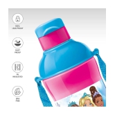 Milton STEEL BARBIE 400 Blue Water Bottle 390 ml (Set of 1) - Blue